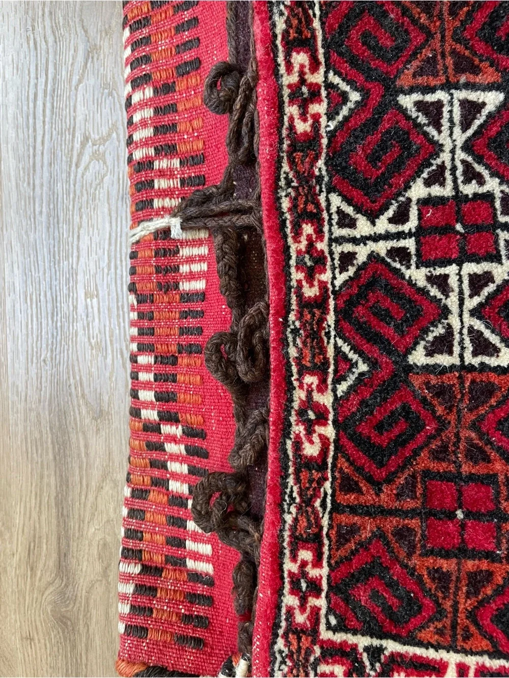 19th - early 20th Century Turkmen Khorjin Tribal Saddlebag  Amazing Condition